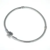PANDORA 潘朵拉 銀飾 飾品 開扣式 手鍊 手環 手鐲 造型鍊條手鍊 590702HV-18,19