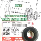 PGO摩特動力 彪虎200 TIGRA200 前輪油封 油封 前輪 圖17 KC油封 胖虎200 前輪油封