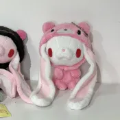 🍯蜜罐社🍯日系 Gloomy Bear 暴力熊中古變裝掛件 粉白黑粉汎用兔毛絨玩偶 書包痛包百搭吊飾二次元收藏生日小禮物