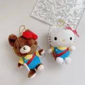 日本 三麗鷗 kitty 上學熊 小熊學校 聯名 吊飾 掛飾 娃娃吊飾 娃娃掛飾 包包吊飾 包包掛飾
