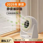 臻選時刻 【免打孔壁掛】廚房風扇 循環扇 電風扇 桌面風扇 小型風扇 智能數顯 遙控定時 強勁風力 節能靜音 廚房專用 免鑽孔安裝