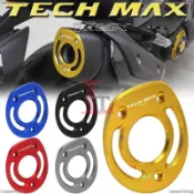 熱銷 適用YAMAHA 山葉TECH MAX TMAX560改裝排氣管裝飾嘴蓋消聲器保護罩配件
