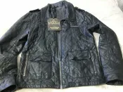 DryDog 跩狗嚴選 跩狗嚴選 極度乾燥 Superdry Quilted Brad leather jacket 限量高價款 格紋 皮衣 真皮 外套 夾克 黑色