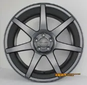 【台灣輪胎王】類美國 VOSSEN 獨賣樣式 VVS-CV7 七爪 18吋 前後配 消光灰