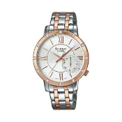 【CASIO 卡西歐 SHEEN 系列】浪漫氣質_玫瑰金_玫瑰金離子鍍帶_防水_礦物玻璃_女錶(SHE-3046SGP)
