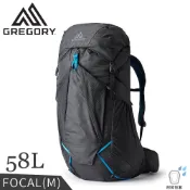 【GREGORY 美國 58L FOCAL登山背包《臭氧黑M》】141334/雙肩背包/旅遊/環島