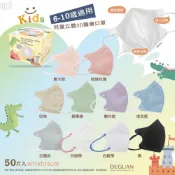 (店+)【新上市-兒童圖案款】德冠 兒童/幼幼 3D醫療立體口罩 20入/50入 C型口罩 醫用口罩