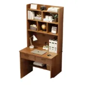 (店+)【佳美多】特價現貨清倉 家用木質書桌架70*50*180cm 升級加高加寬加厚 居家辦公 小房間書桌 書桌書櫃一體 出租屋書桌