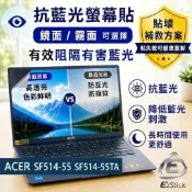 【Ezstick】ACER SF514-55 SF514-55TA 防藍光螢幕貼｜鏡面/霧面可選｜筆電螢幕保護貼
