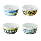 【日本 美濃燒 】 AWASAKA Pottery Field 附蓋微波陶瓷碗 (4色可選) 湯碗 保鮮碗 點心碗 餐碗