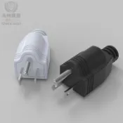 高品質 實心臺標接綫插頭插座 臺規可拆三腳5-15P電源插頭公母15A 三插插頭 3P叉頭