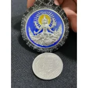 南傳小舖-龍婆禪南2551-純銀四面神騎鳳凰（背後師傅自身坐拉胡）師傅近身弟子版本