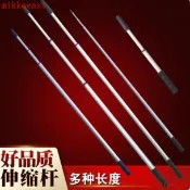 現💖限時下殺🔥可開票🎑加厚鋁合金加長伸縮桿加長桿3米5米6米2米油漆工滾筒刷延長桿手把