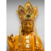 🏮【玄圓佛具店】🏮水鑽款 正柳絲 神明帽 五佛帽  觀世音菩薩  阿彌陀佛 清水祖師 地藏王菩薩【萬華老店/宮廟百貨】