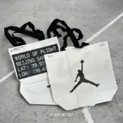 🔥【NTD 國外旗艦店限定 NIKE JORDAN 飛人 防水耐用 杜邦仿紙布 環保手提袋 購物袋 手提包 側背包