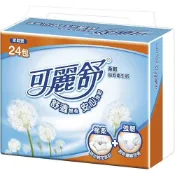 (宅配限3)可麗舒 柔韌抽取式衛生紙(100抽x24包)[大買家]