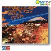 (店+)【Manto】台灣製DIY數字油畫-京都楓情|超取專用大小