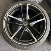 二手拆車 豐田supra 19寸全新拆車！原廠鍛造一套！數據5×112 19×9 ET32 19×10ET40