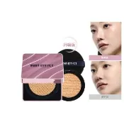 【PONY EFFECT】全新上市-極水透光氣墊粉餅升級版SPF50+ PA++++(1盒2蕊) 小紫盒/PDRN/穀光甘月太/葡聚醣