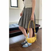 喜挖2店 包包高級可頌包牛角包25新款韓國馬鞍包時尚單肩斜後背包女包