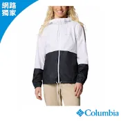 Columbia哥倫比亞 女款-防曬UPF40防潑風衣-白色 UWR64960WT/JS