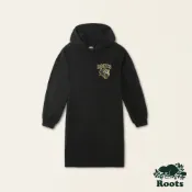 【Roots】女裝-舞龍新春系列 寬版連帽洋裝