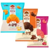 (店+)*貪吃熊* 韓國 農心 Nongshim 可頌 麵包造型 餅乾 可鬆 奶油鹽 可頌麵包 可頌餅 可頌