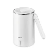 (店+)【KINYO】0.6L 304不鏽鋼 旅行快煮壺/隨行杯/電熱水壺/電煮壺/加熱壺 折疊式防燙手柄 防乾燒 