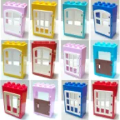 【得寶Duplo】大門 鐵門 閘門 自由選配 門窗 建材 大顆粒 積木 [樂高玩家★正版LEGO]