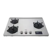 (店+)【林內】RB-A3760S(R) 檯面式緻溫不銹鋼三口爐 (含基本安裝)｜緻溫系列｜檯面爐｜右大｜定時定溫｜一級能效｜瓦斯爐｜