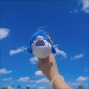 臺灣出貨 可愛鯊魚掛件 擺攤好物 超兇鯊魚 鑰匙扣 包包掛件 書包吊飾 精品娃娃機玩偶 毛絨娃娃 可批發