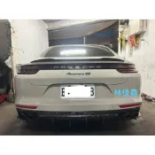 保時捷 Porsche Panamera 971 Fxx款碳纖維後下巴 971後下巴 帕拉梅拉碳纖後下巴  971.1後
