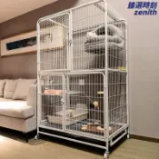 臻選時刻 【四層貓別墅】貓籠 貓屋 貓窩 貓咪別墅 貓舍 貓廁所 室內自由空間 一體成型 透氣通風 附跳臺吊床 貓咪專屬豪宅