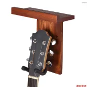 Winn 2 件裝多功能壁掛吉他衣架 DIY 套件桃花心木木製壁掛式衣架架子撥片架螺絲固定適用於原聲經典電吉他貝斯尤克里