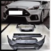 適用於Ford福特Focus福卡斯 MK3.5 四門 五門 RS款前保桿 後保桿 側裙 前下巴 後下巴 頂翼 空力套件