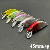 『路亞狂熱』鰟鮍小米諾45mm/4g 沉水 切水性佳 好下沉 多角度反射雷射燙金紙使用 微拋 微物 根魚 根釣
