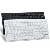 K1000巧克力小鍵盤有線筆電靜音無聲87鍵外接迷你多媒體usb