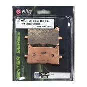 【易油網】新包裝ELIG 金屬燒結 來令片 煞車皮 碟煞 EM-384 HONDA 機車 二輪 重機 速可達 煞車系統