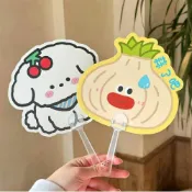 (店+)【Baby 童衣】可愛卡通手搖扇 夏天便攜小扇子 迷你小扇子