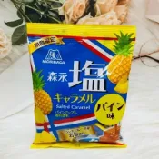 日本 Morinaga 森永 牛奶糖 鹽鳳梨風味牛奶糖 鹽牛奶糖 鳳梨風味糖 岩鹽糖