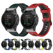 Garmin Fenix 9 8 Pro 7 條紋矽膠錶帶 Epix Pro Forerunner 970 965