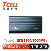【九乘九】TCELL冠元 1TB/2TB TC200 超速行動固態硬碟 USB3.2 Gen2x2/Type-C (深海藍)