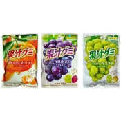 Meiji 明治 果汁軟糖 葡萄 蜜柑 麝香葡萄 黃金奇異果