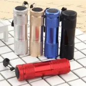 驗鈔燈 9LED 紫光燈 UV多功能驗鈔燈 紫外線手電筒【GN205】 123便利屋