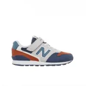 【NEW BALANCE】NB 996系列 運動鞋 童鞋 藍紅 中童 兒童 魔鬼氈 Y9963XK