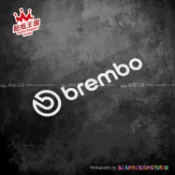【台灣出貨】BREMBO鮑魚新標剎車片剎車盤卡鉗反光貼電摩汽車摩托車改裝貼紙02