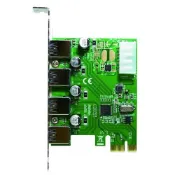 伽利略 PTU304B 4埠 USB3.0 擴充卡 PCI-E 綠風潮