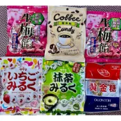 日本サワマ佐久間水果硬糖 草莓 抹茶 RIBON生梅飴 咖啡糖 黃金糖