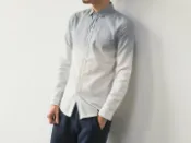 FINDSENSE服飾 【JP.美日韓】韓國簡約水洗牛仔淺色刷白質感漸層優質春夏襯衫牛仔衣外套外搭