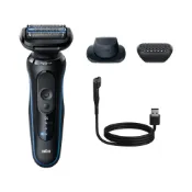 (店+)【BRAUN 百靈】(免運贈350ML咖啡保溫杯) 全新親膚 5系列PRO免拆快洗電動刮鬍刀/電鬍刀 (53-B12000s) 刮鬍刀